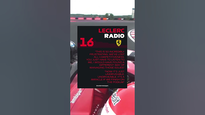 📻 Leclerc’s radio: “It’s a miracle if we finish on the podium” | F1 Hungarian Grand Prix 2025