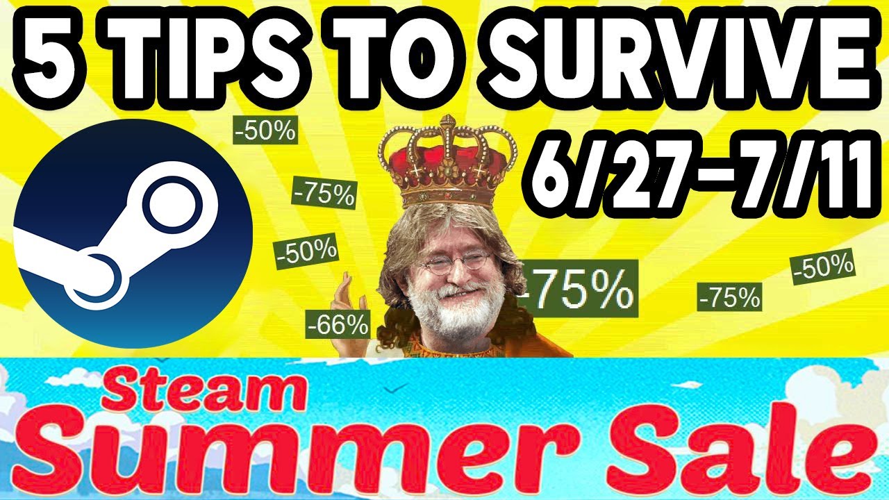 5 HUGE Tips to SURVIVE The STEAM SUMMER SALE 2024! - YouTube