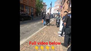 illegal immigrant is detained by immigration officers in #Worcester  full video below