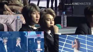 When BTS (RM, JK and King of sexy Jimin ) reactions to Queen of Sexy  (Hwasa) @GDA2019  [re-upload ]