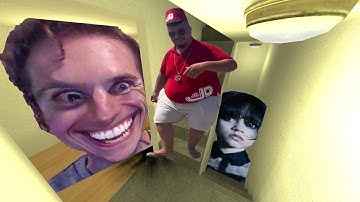 Skibidi Bop yes yes yes, Jerma And Wednesday Nextbot Gmod