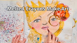 Melted Crayons and Easy Faces