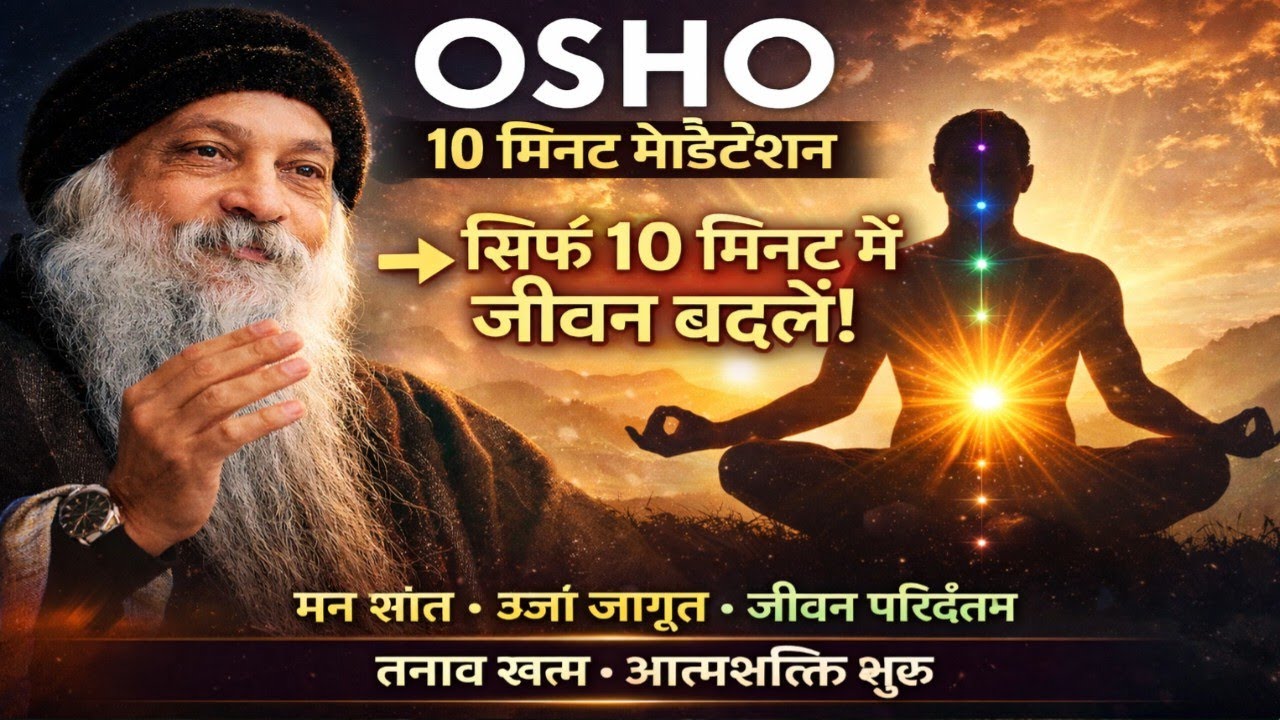 OSHO: 10 Minute Guided Meditation That Will Transform Your Life | Life Changing Meditation