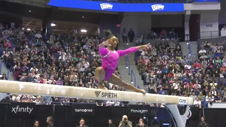 Simone Biles Balance Beam 2024 Core Hydration Classic