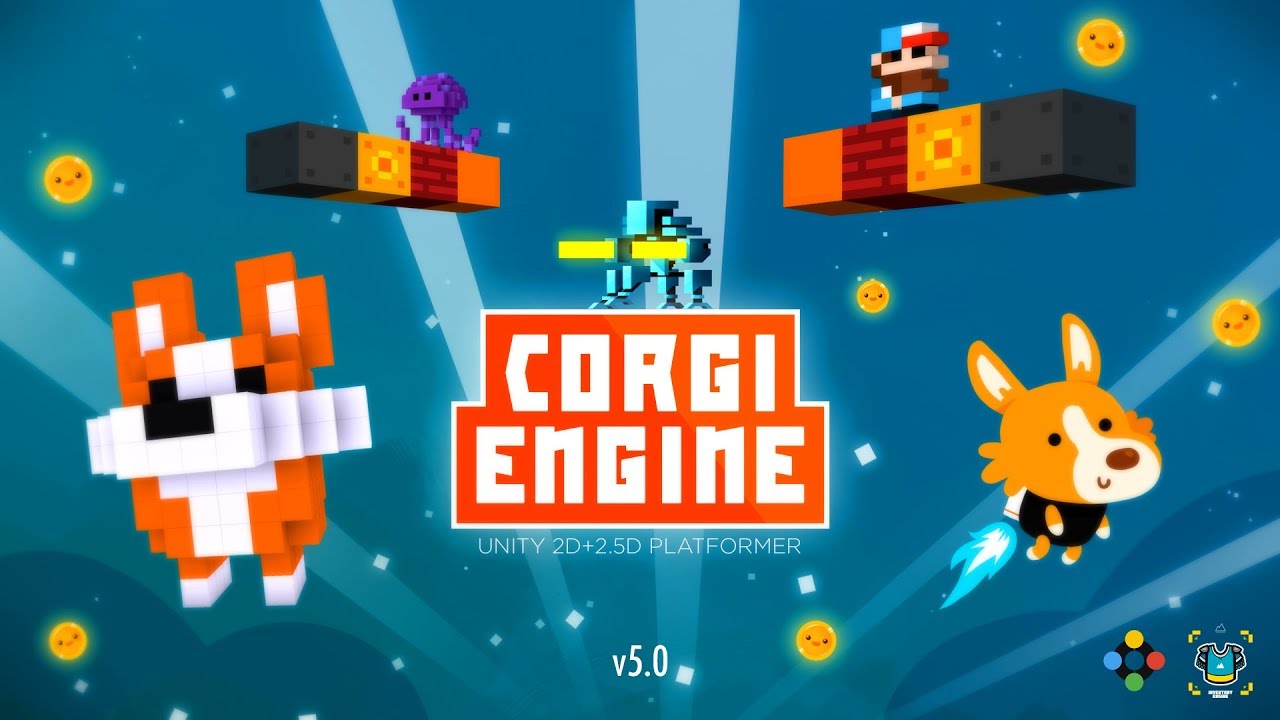 Corgi Engine - the best 2D+2.5D platformer solution for Unity, by