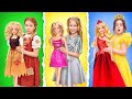 Rica, pobre y mega rica Barbie concurso de transformación