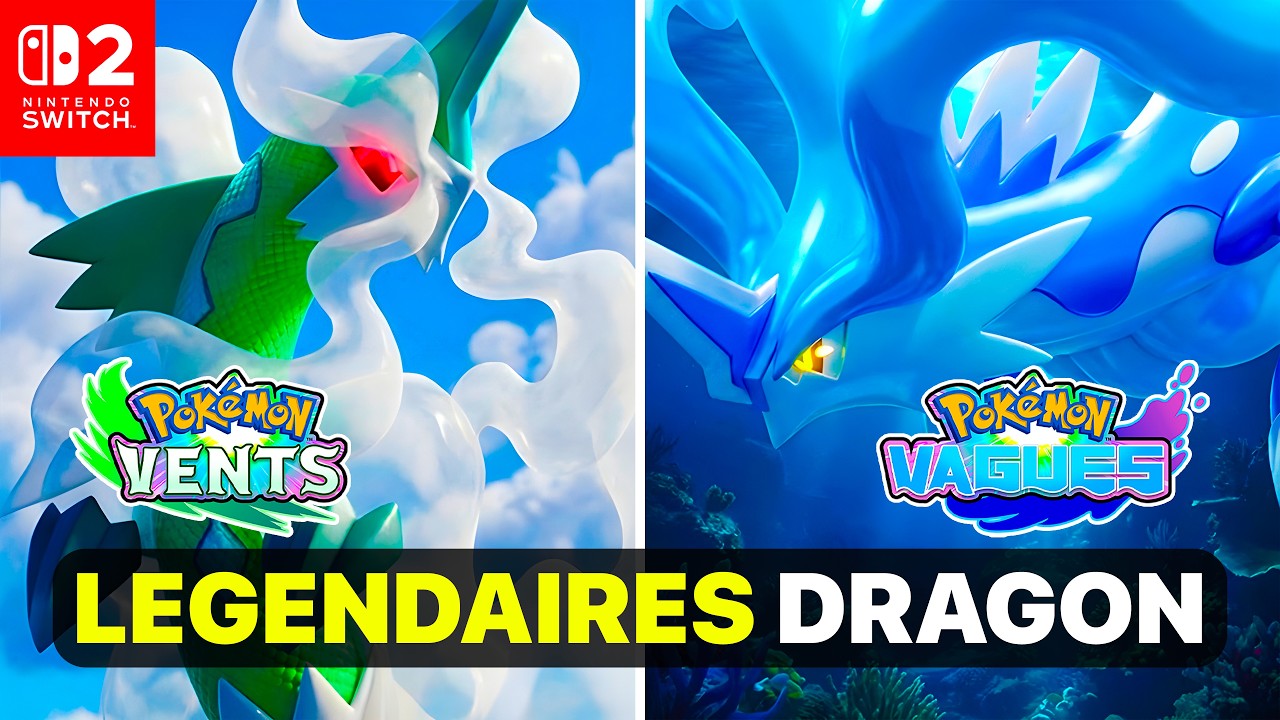 LÉGENDAIRES DRAGONS pour Pokémon Vents et Vagues ?