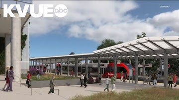 Rendering shows look at upcoming CapMetro Red Line stop