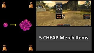 TOP 5 "CHEAP" GUILD WARS ITEMS TO MERCH FLIP!