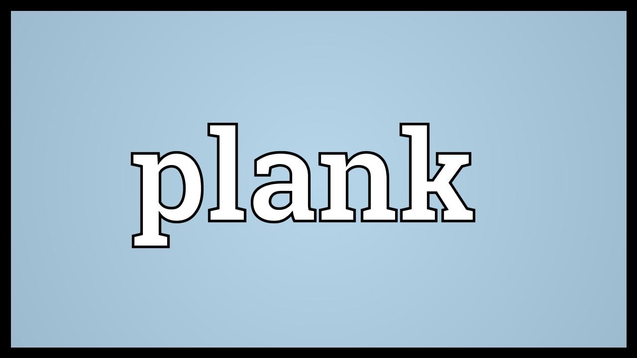 Plank Meaning In Hindi DemaxDe