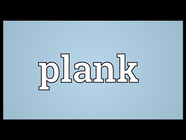 plank - Wiktionary, the free dictionary