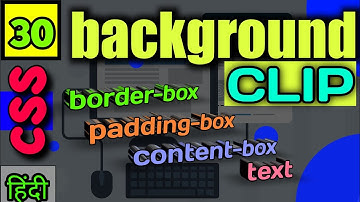 CSS BACKGROUND CLIP PROPERTY IN HINDI CLASS=30 || BORDER-BOX, PADDING-BOX,CONTENT-BOX, TEXT |