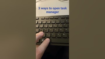 3 ways to open task manager in Windows #shorts #windows #windows10