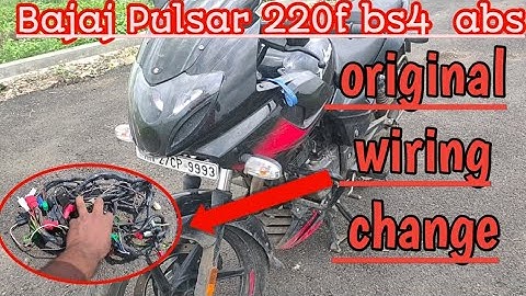 Pulsar 220f original wiring| pulsar220f abs bs4 wiring install & change |pulsar 220f wiring short