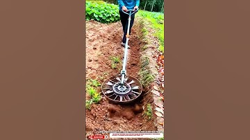 Best Innovative Rotary Soil Ditching Tool for Faster Field Trenches #innovative #machine