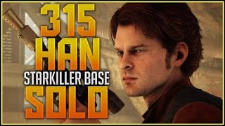 Battlefront-2 315 Han Solo Killstreak/Gameplay- On Starkiller Base (Galactic Assault)