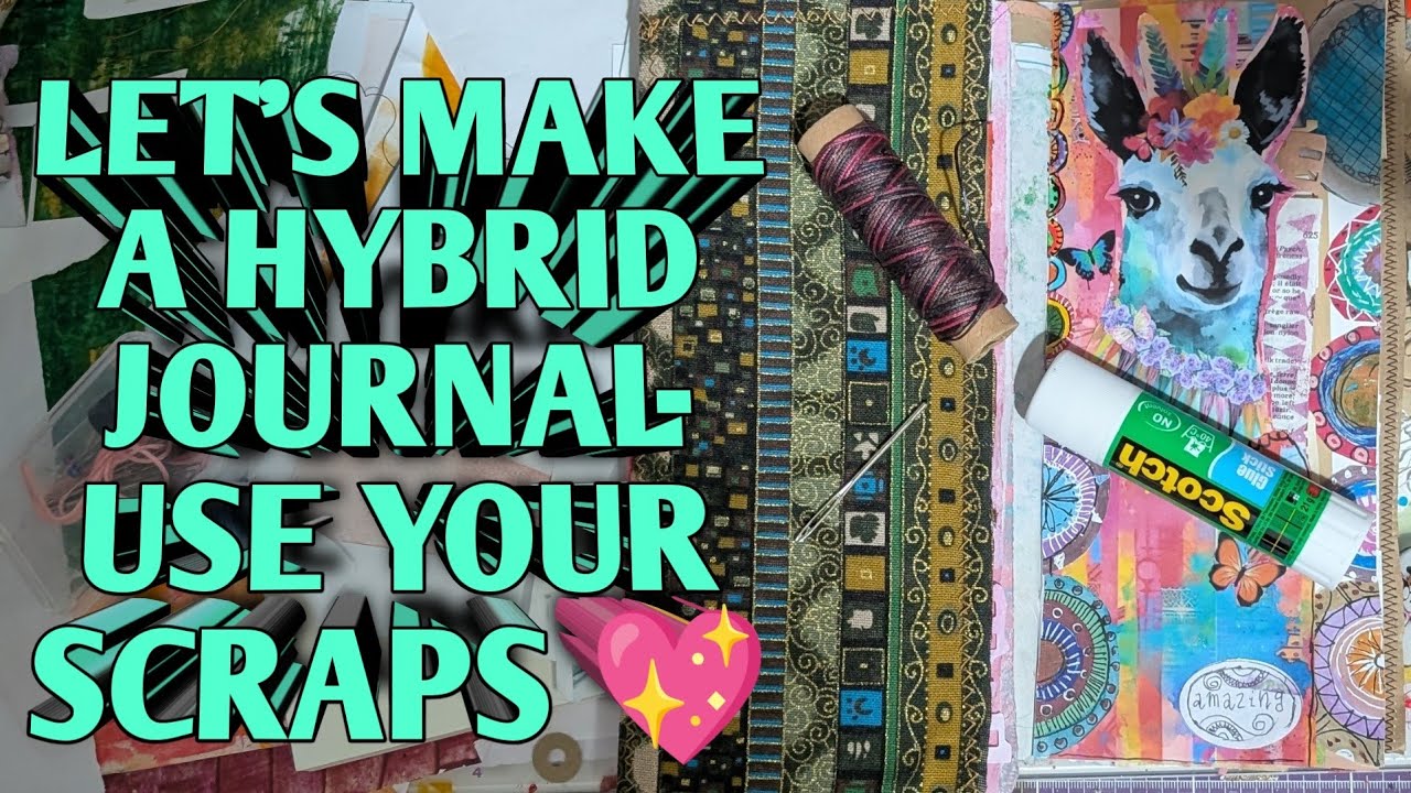 HOW TO MAKE A JOURNAL USING SCRAPS (@megjournals & @joiedefi)