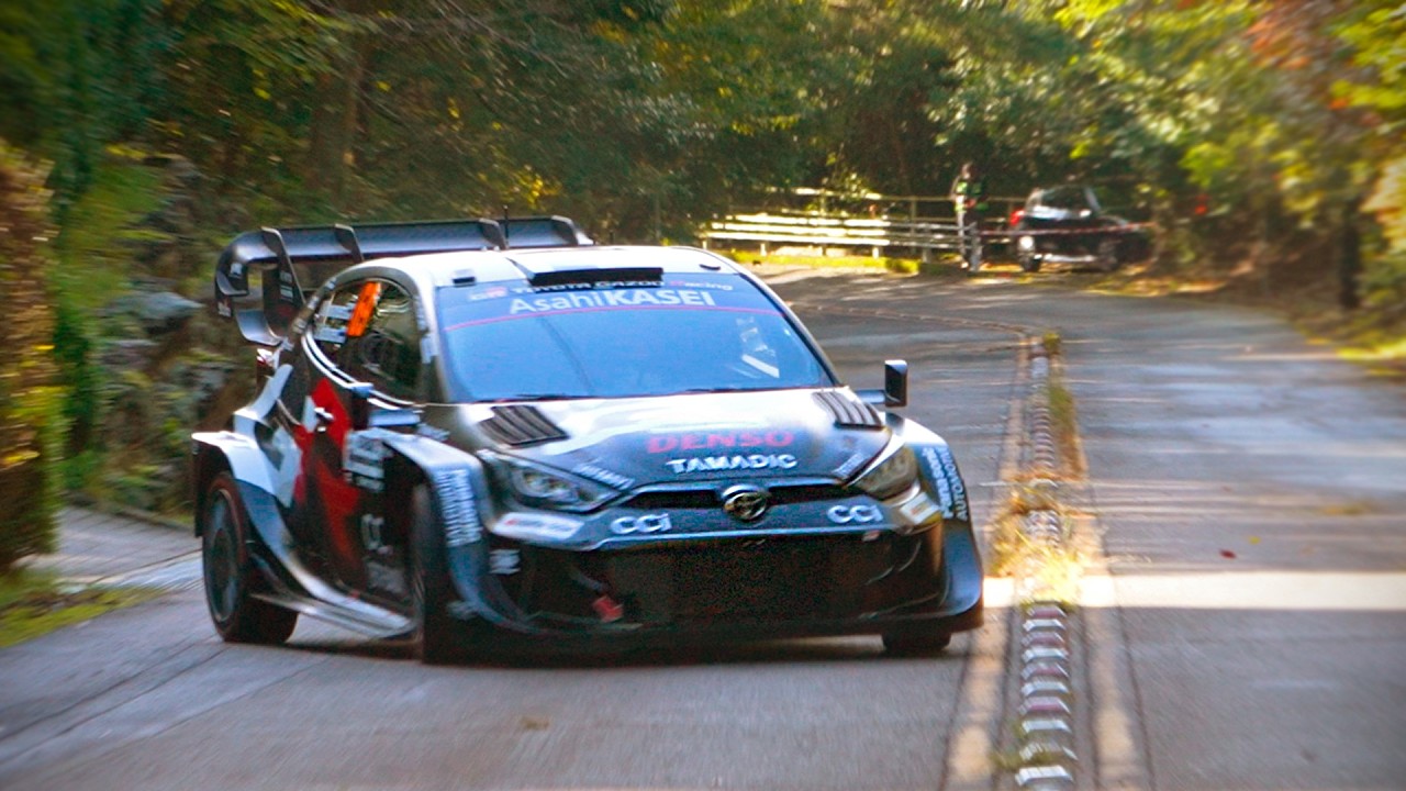 EXTREME Rally Tire Warm-Up 😨 WRC Rally Japan 2025 [4K 50fps]