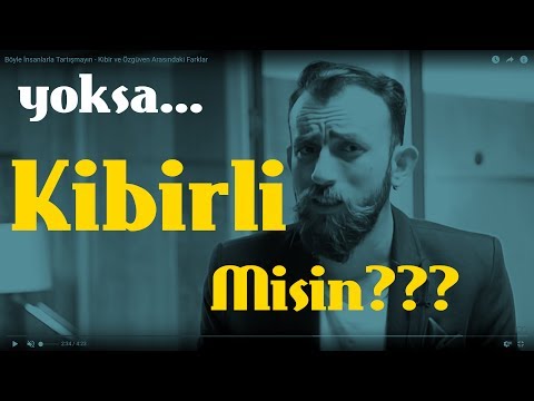 Video: Kendine güvenen ve kibirli bir adam arasındaki 9 ince fark