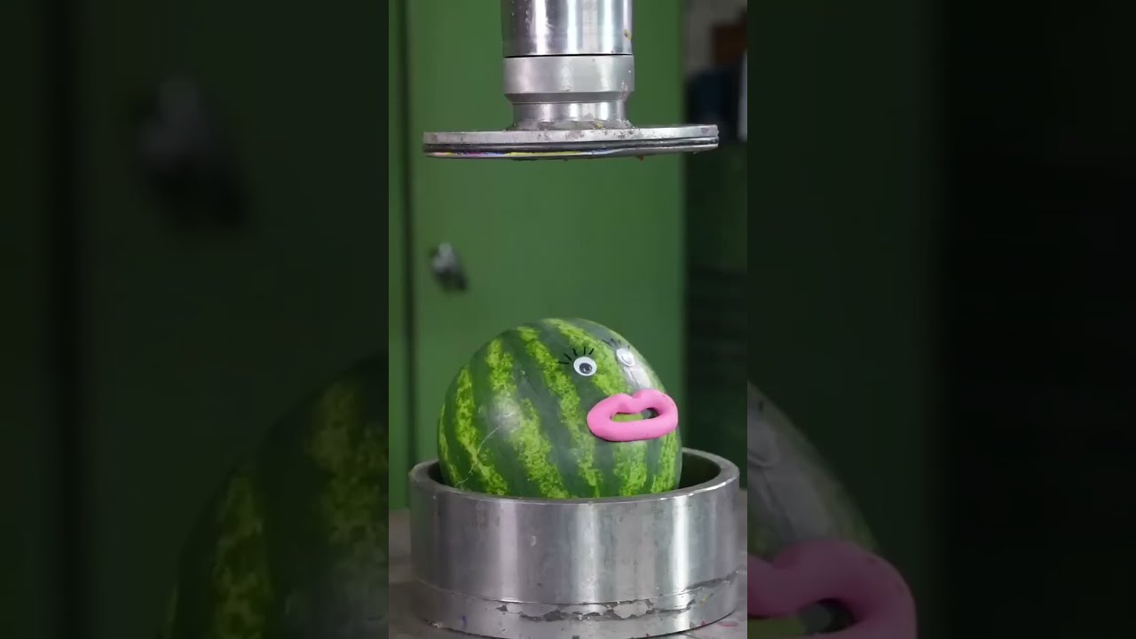 Tomatoes Vs 150 Ton Hydraulic Press Hydraulicpress Crushing Satisfying Viral
