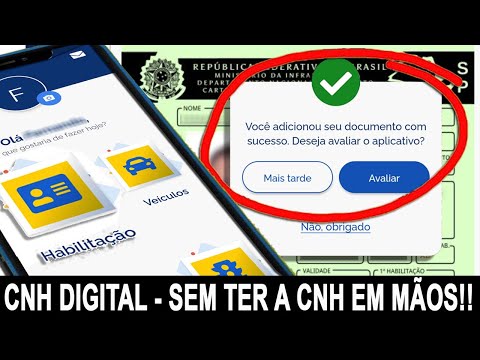 COMO BAIXAR A CNH DIGITAL SEM TER A CNH EM MÃOS!! SEM IR AO DETRAN!!