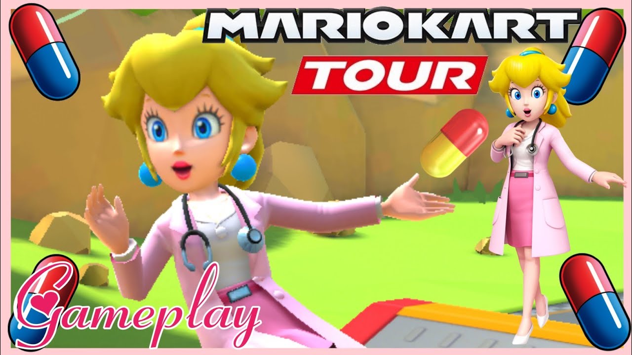 Mario Kart Tour - Dr. Peach gameplay |Peach vs. Bowser Tour|