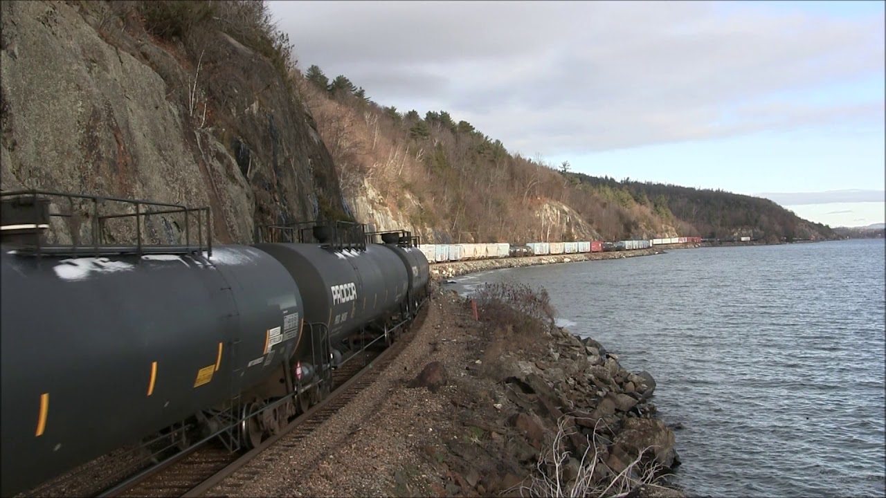 CP 252 at Port Henry, NY on December 23, 2018 YouTube