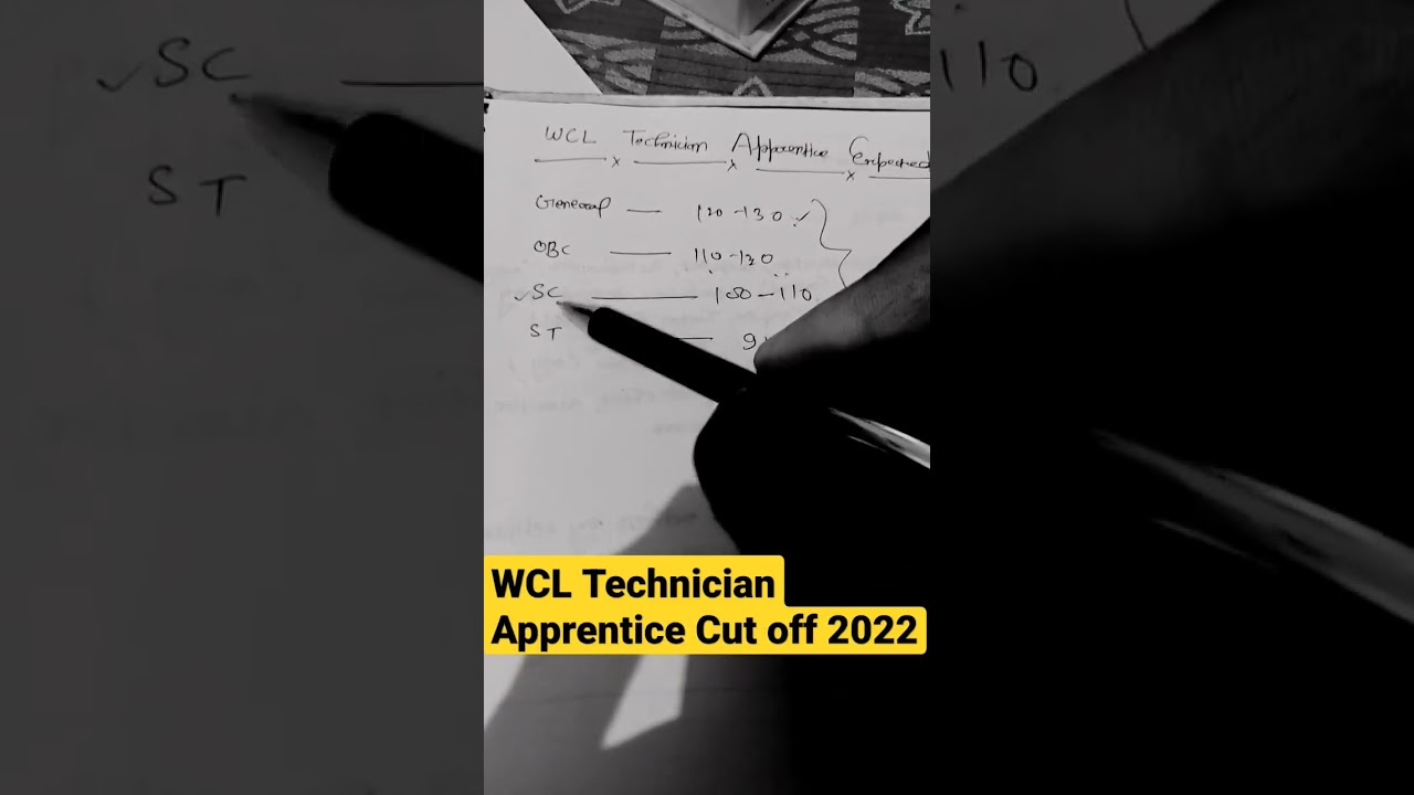 WCL Technician Apprentice Cut Off 2022 ! WCL Technician Apprentice Expected Cut Off 2022