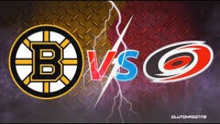 GAME 7 Bruins vs. Hurricanes Play-By-Play Commentary