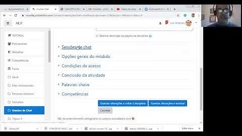 Chat - Tutorial Moodle em Vídeo