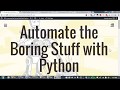 Lesson 5   Python Programming Automate the Boring Stuff with Python lWeCgEbk Ro