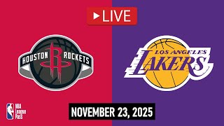 Download Lagu LA Lakers vs Houston Rockets LIVE Full Game | November 23, 2025 | NBA LIVE MP3