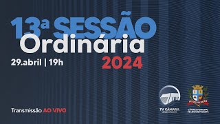 13ª Sessão Ordinária de 2024