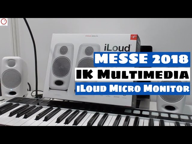 MESSE 2018 IK Multimedia iLoud Micro Monitor White Edition | SYNTH