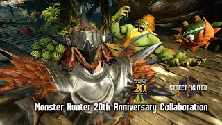 Street Fighter 6 - Monster Hunter 20th Anniversary Collaboration Content Showcase Trailer