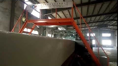 CE Foaming Continuous Production Line Pu Foam Machinery