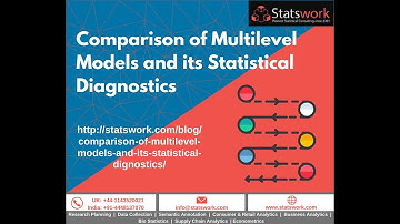Comparison of multilevel model and its statistical diagnostics