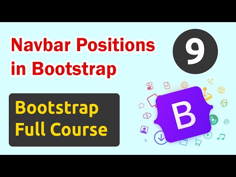 Navbar Positions in Bootstrap - Bootstrap Full Course