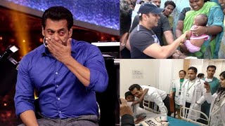 Emotional Salman Khan Breaks Down Revealing Why He HELPS \& Donates Money To Poor People- Being Human