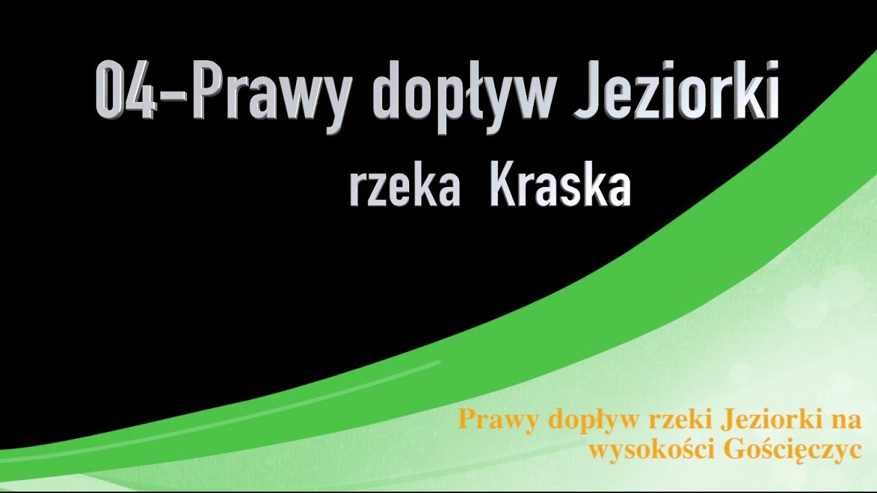 Dron - 04 - Rzeka Jeziorka - Dopływ Kraski - 4K