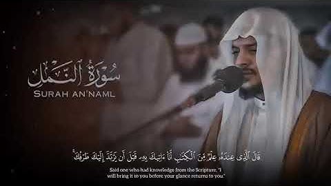 الشيخ هيثم الدخين🤎 || تلاوة رائعة لسورة النمل كاملة 🤎