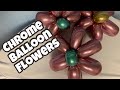 How to make balloon flower / six petal balloon flower / chrome balloon flower/ Flores con globos