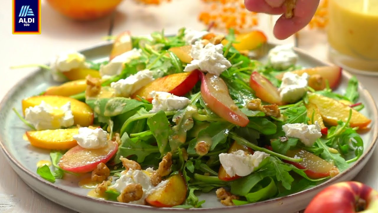 Rezept: Pfirsich-Salat | ALDI SÜD - YouTube