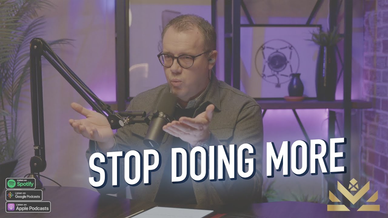 ⏹️ Stop Doing More