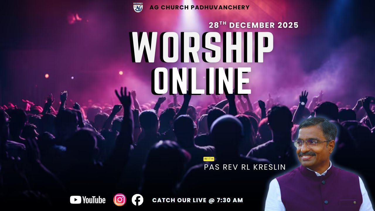 🔴 LIVE | SUNDAY REVIVAL WORSHIP | Ps. Kreslin | 28th dec 2025