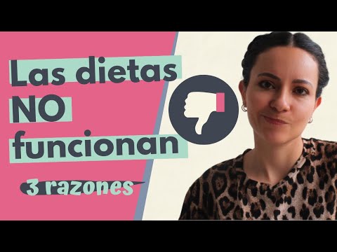 Vídeo: Las Dietas No Funcionan: Posibles Razones De Qué Hacer