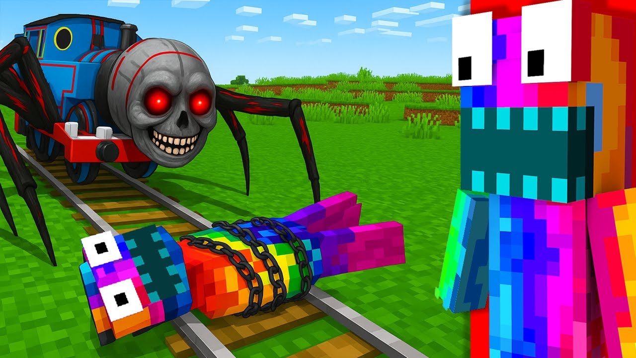 😱ผมสร้าง รถไฟผี THOMAS มหึมาใน Minecraft (ตาย!?)