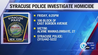 Syracuse police investigating woman's death as homicide