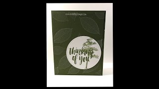 White Craft Ink backgrounds two ways, Stampin' Up! screenshot 4
