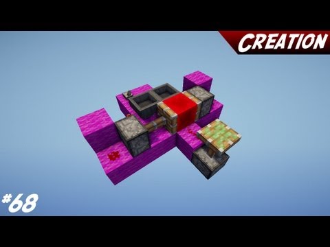 Minecraft 1.5.2 Redstone Creation #68 | Compact Clock |